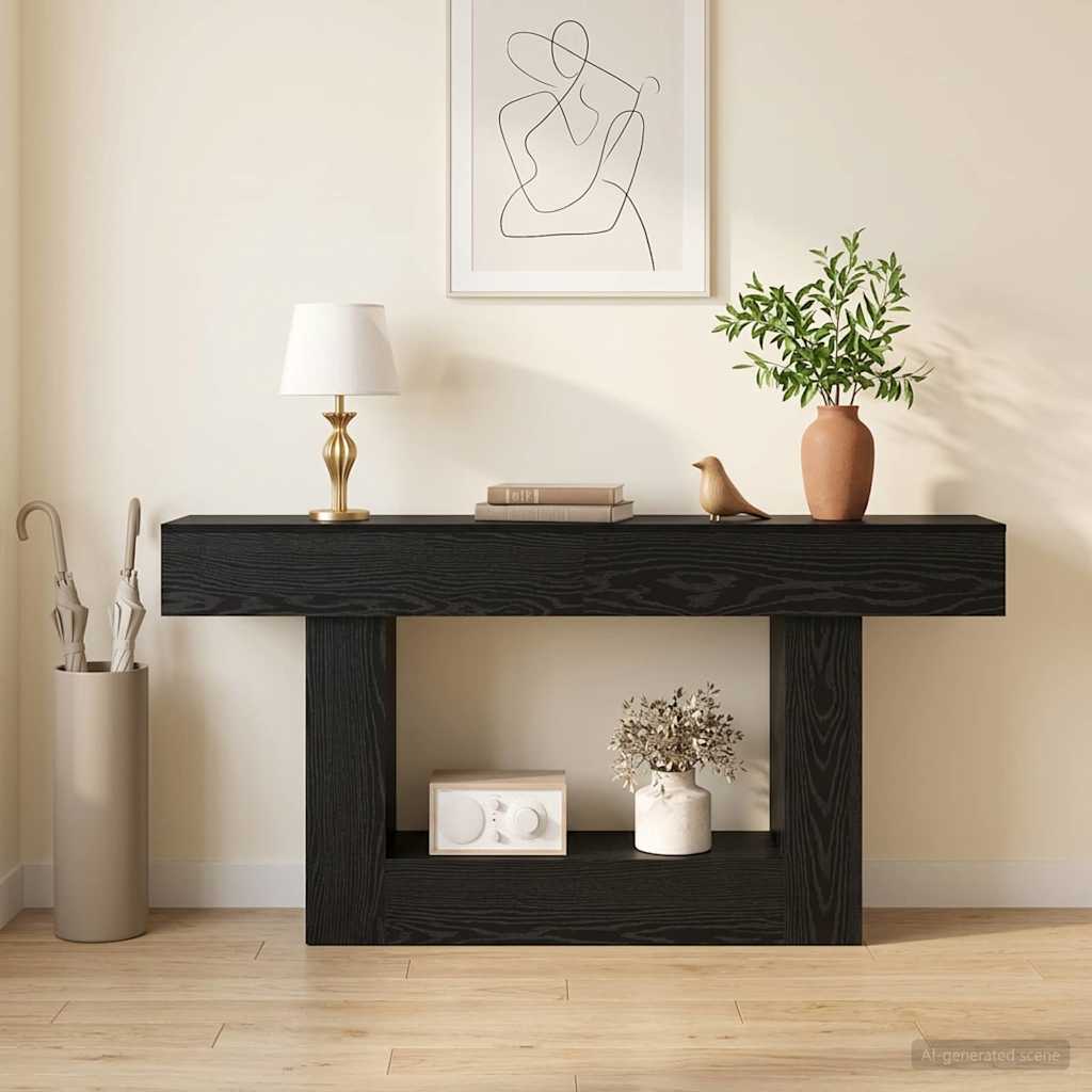 Schwarze Eiche 160 x 30 x 74 cm
