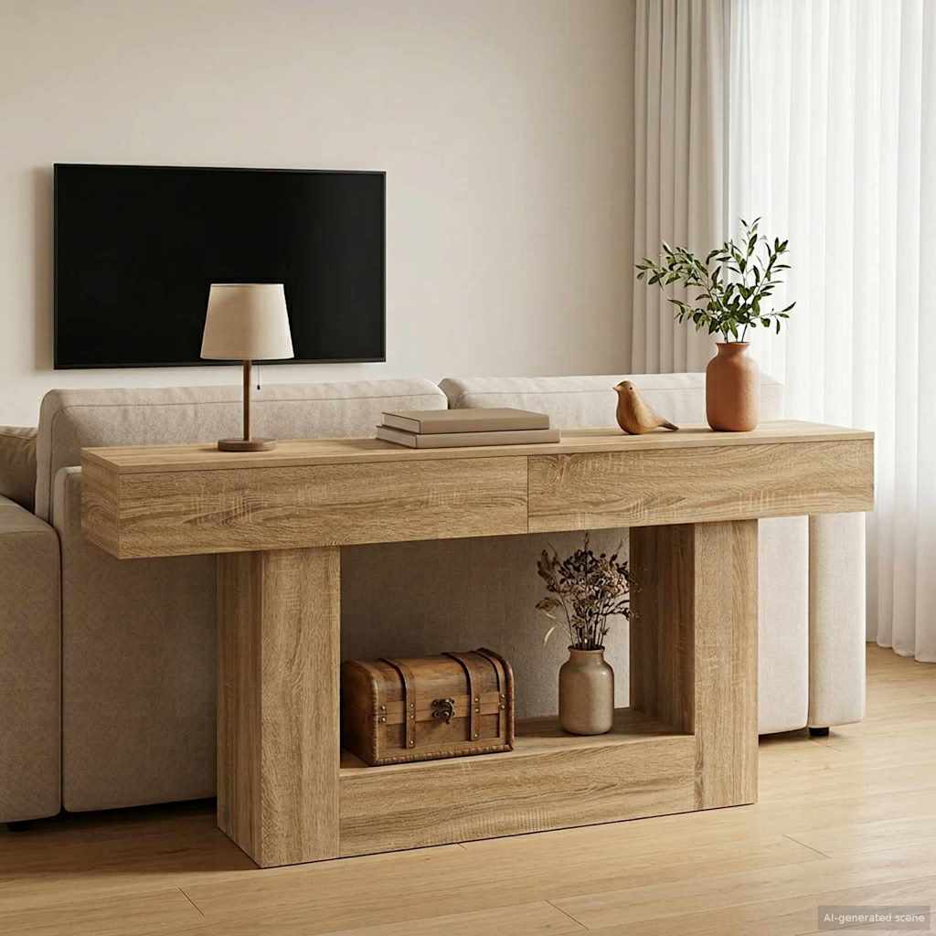 Sonoma-Eiche 160 x 30 x 74 cm