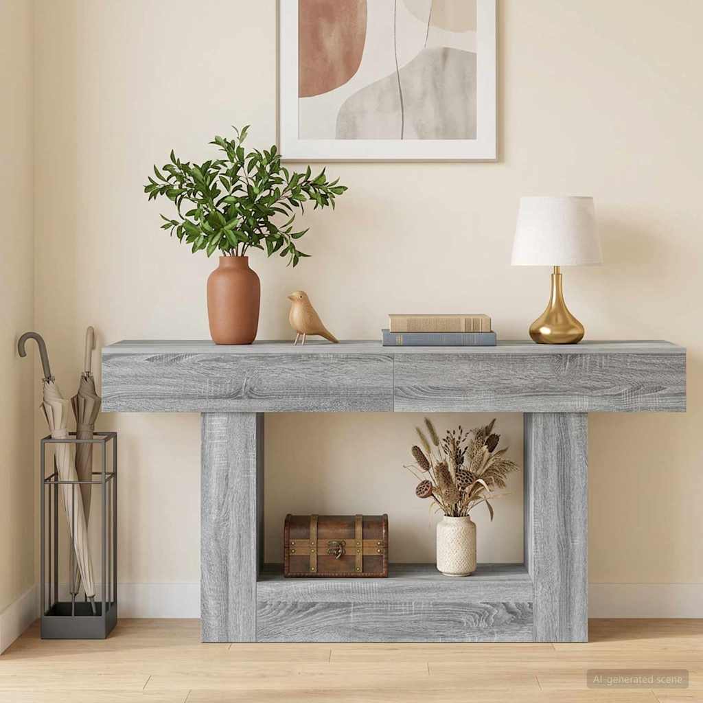 Graues Sonoma 160 x 30 x 74 cm