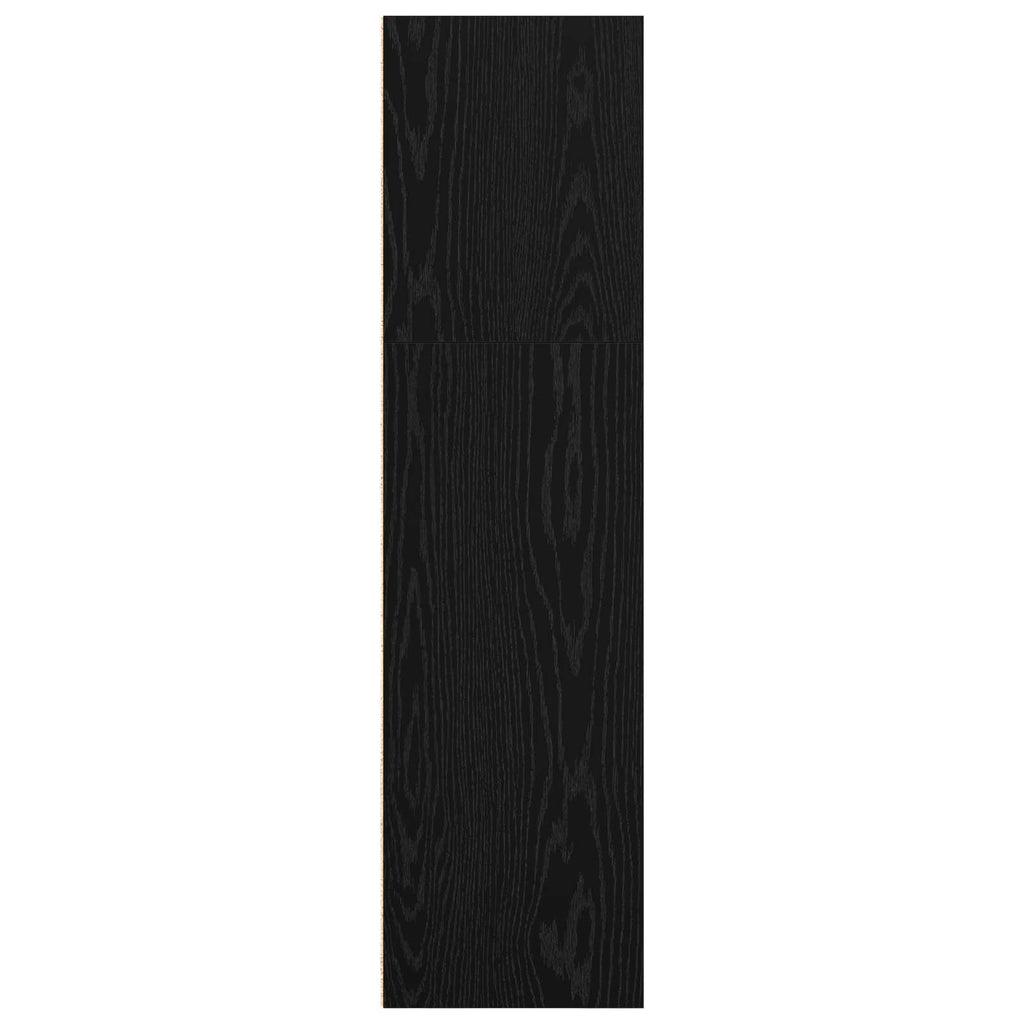 Bücherregal Schwarz Eichen-Optik 60 x 30 x 114 cm Holzwerkstoff