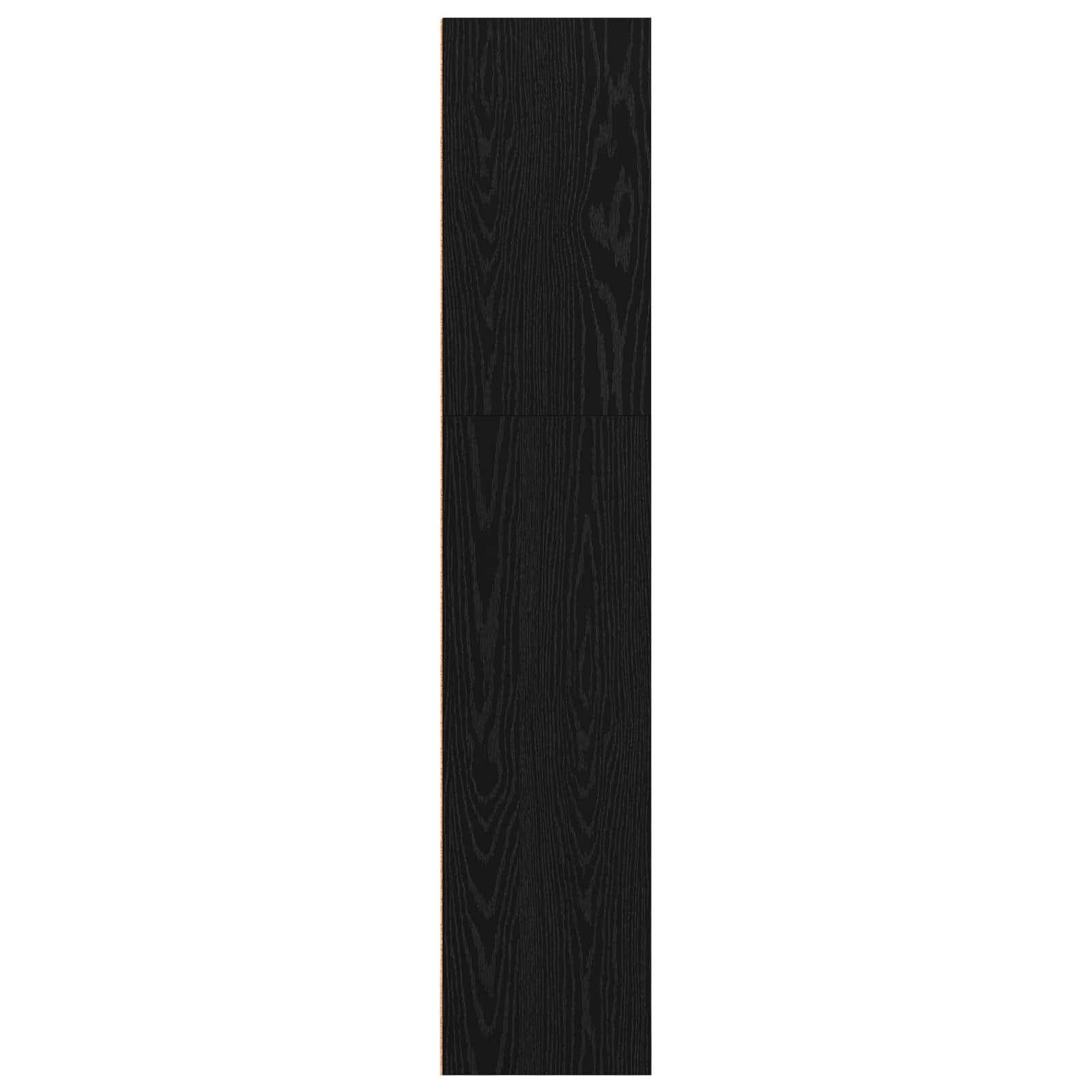 Freistehender Stauraum Schwarz Eichen-Optik 80 x 30 x 152 cm