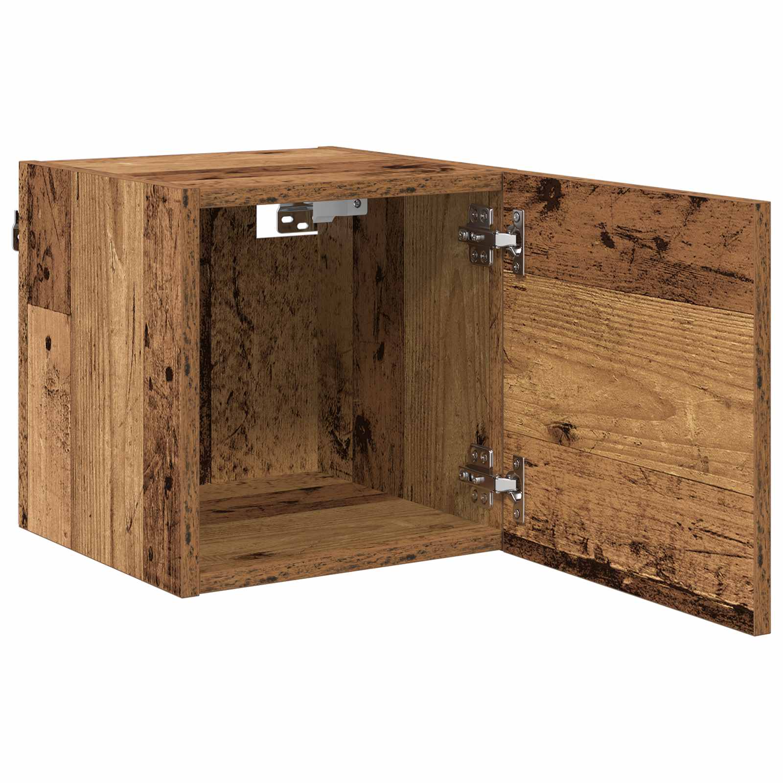 Wandmontiertes TV-Regal Altholz 30,5 x 30 x 30 cm Holzwerkstoff