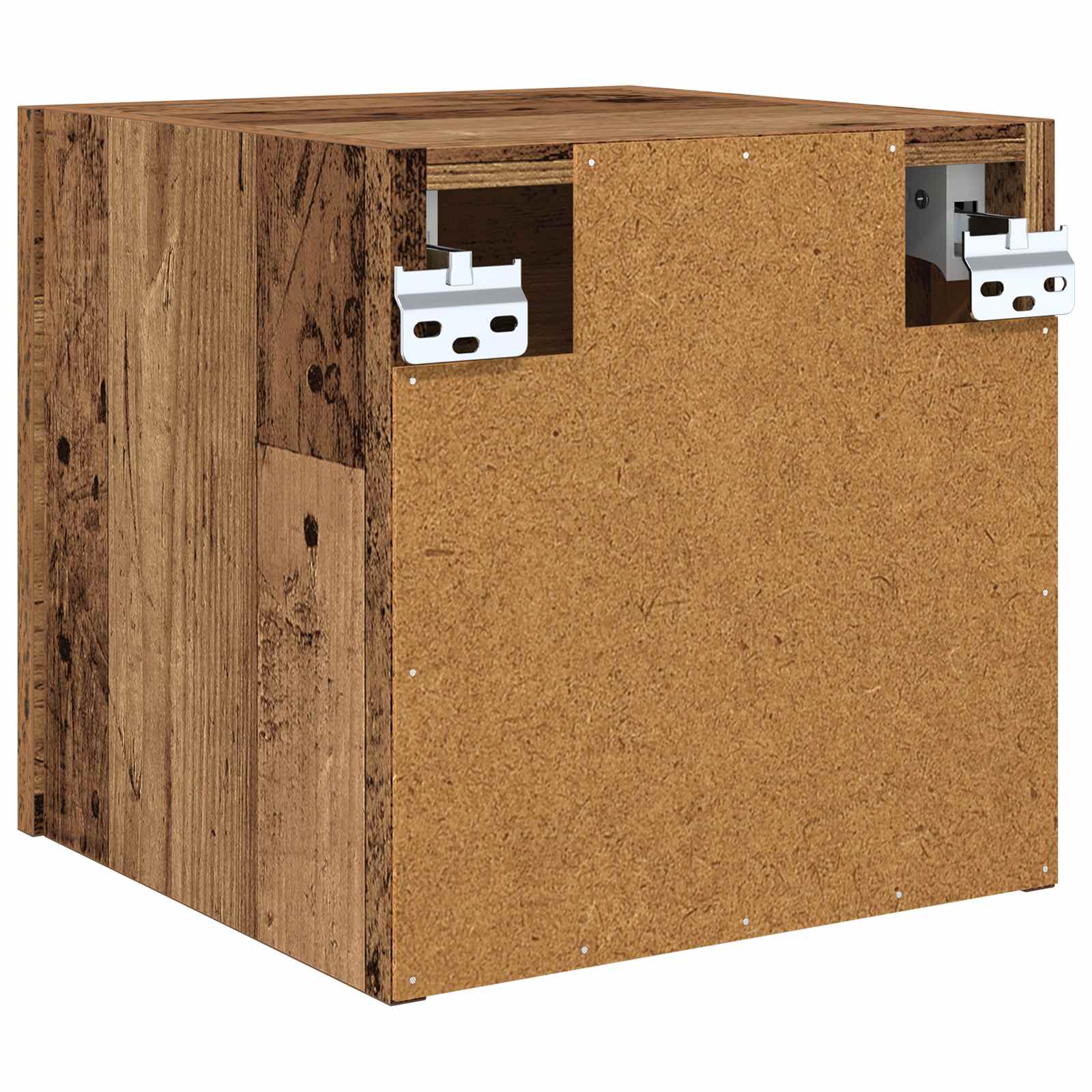 Wandmontiertes TV-Regal Altholz 30,5 x 30 x 30 cm Holzwerkstoff