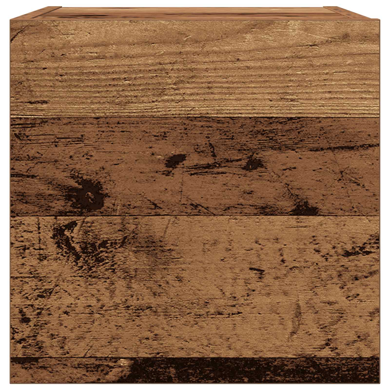 Wandmontiertes TV-Regal Altholz 30,5 x 30 x 30 cm Holzwerkstoff