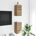 Wandmontiertes TV-Regal Artisan-Eiche 30,5 x 30 x 30 cm