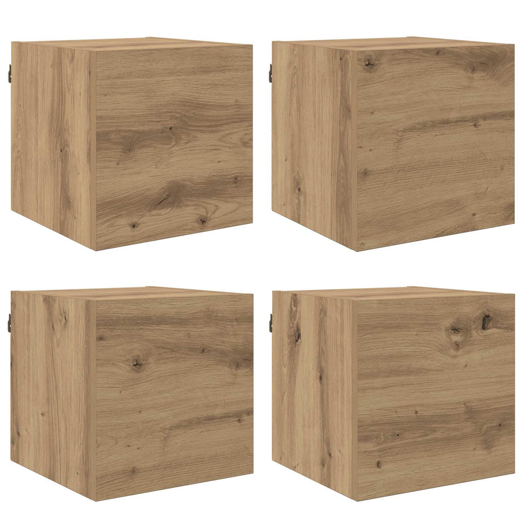 Wandmontiertes TV-Regal Artisan-Eiche 30,5 x 30 x 30 cm