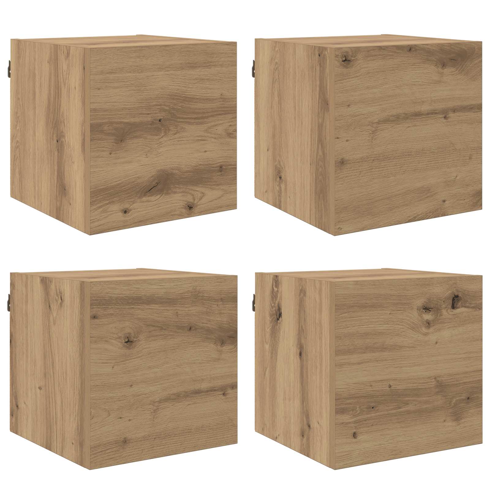 Wandmontiertes TV-Regal Artisan-Eiche 30,5 x 30 x 30 cm
