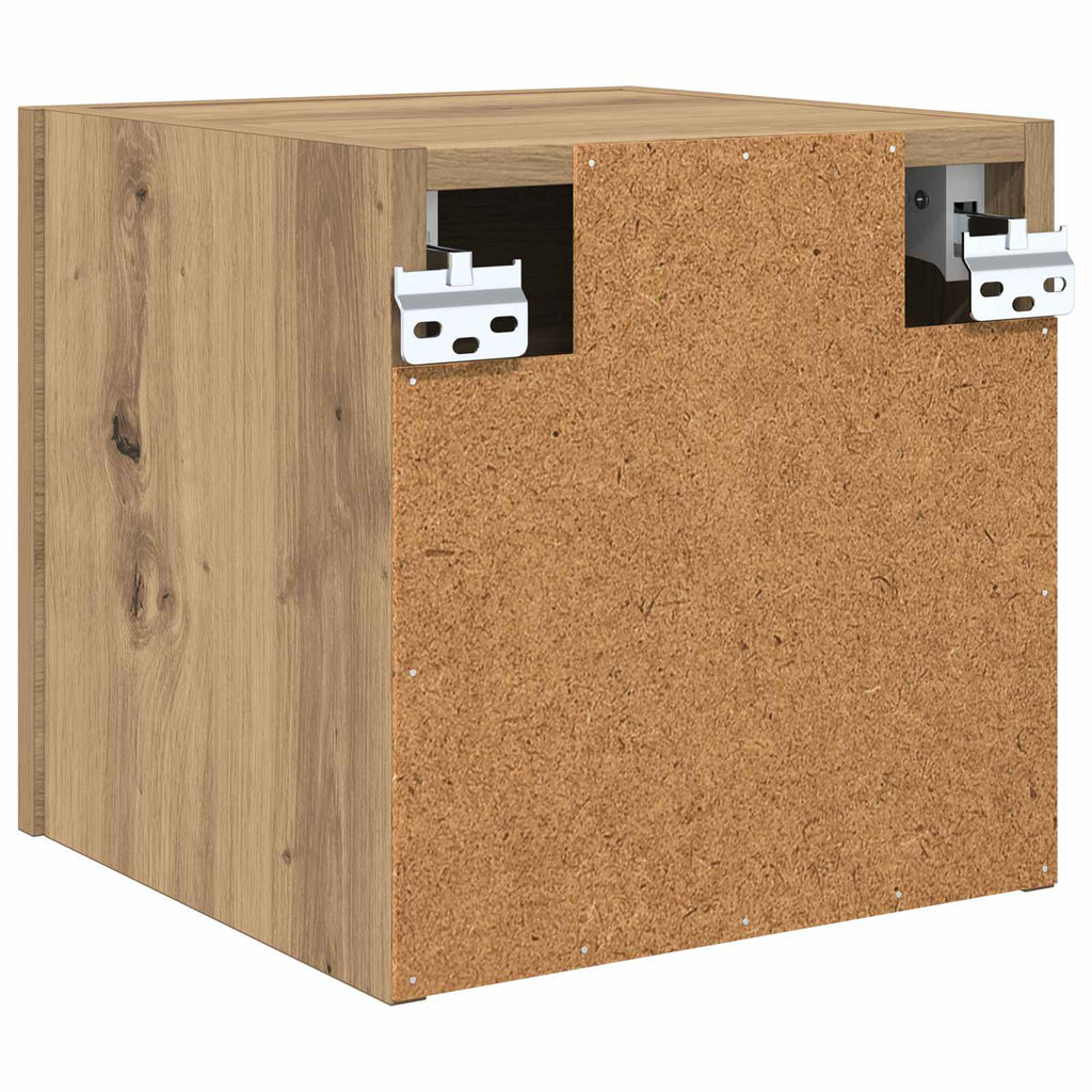 Wandmontiertes TV-Regal Artisan-Eiche 30,5 x 30 x 30 cm