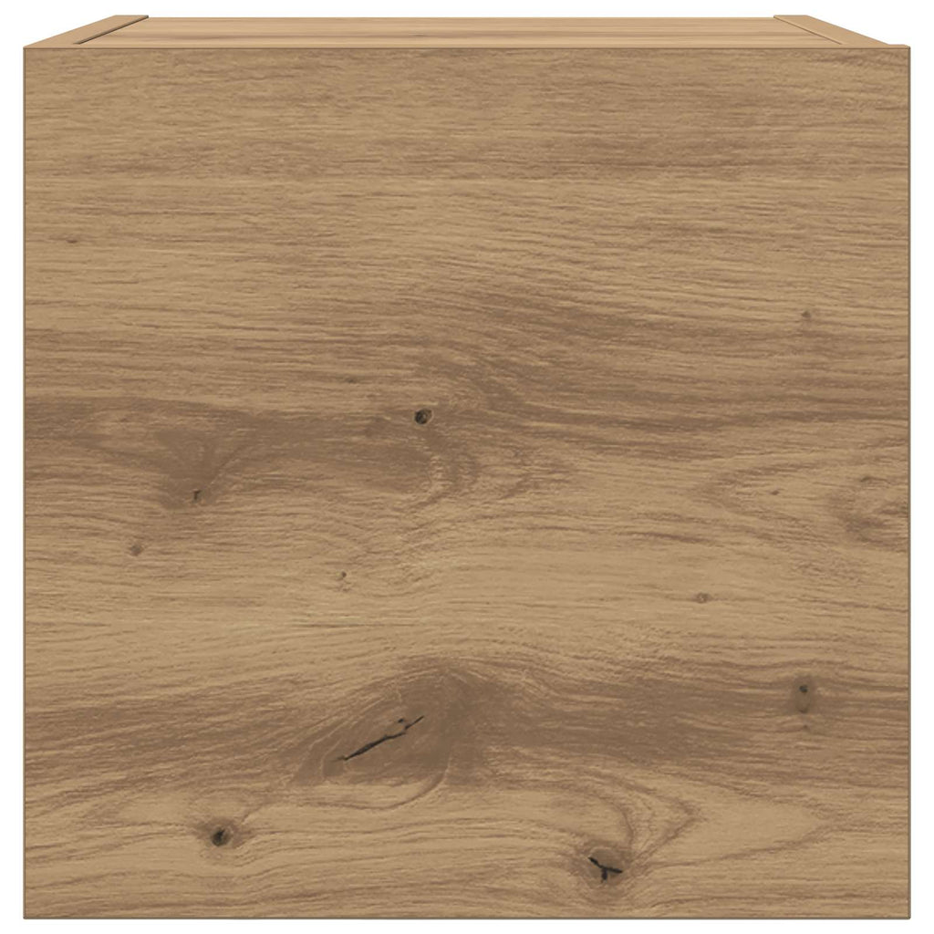 Wandmontiertes TV-Regal Artisan-Eiche 30,5 x 30 x 30 cm