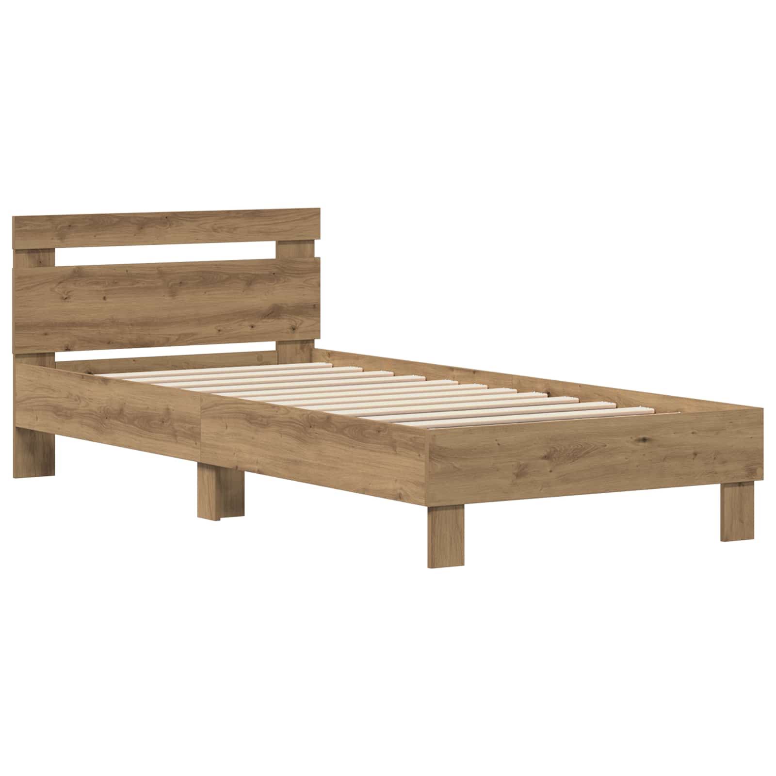 Bettrahmen Artisan-Eiche 98,5 x 200 cm Holzwerkstoff