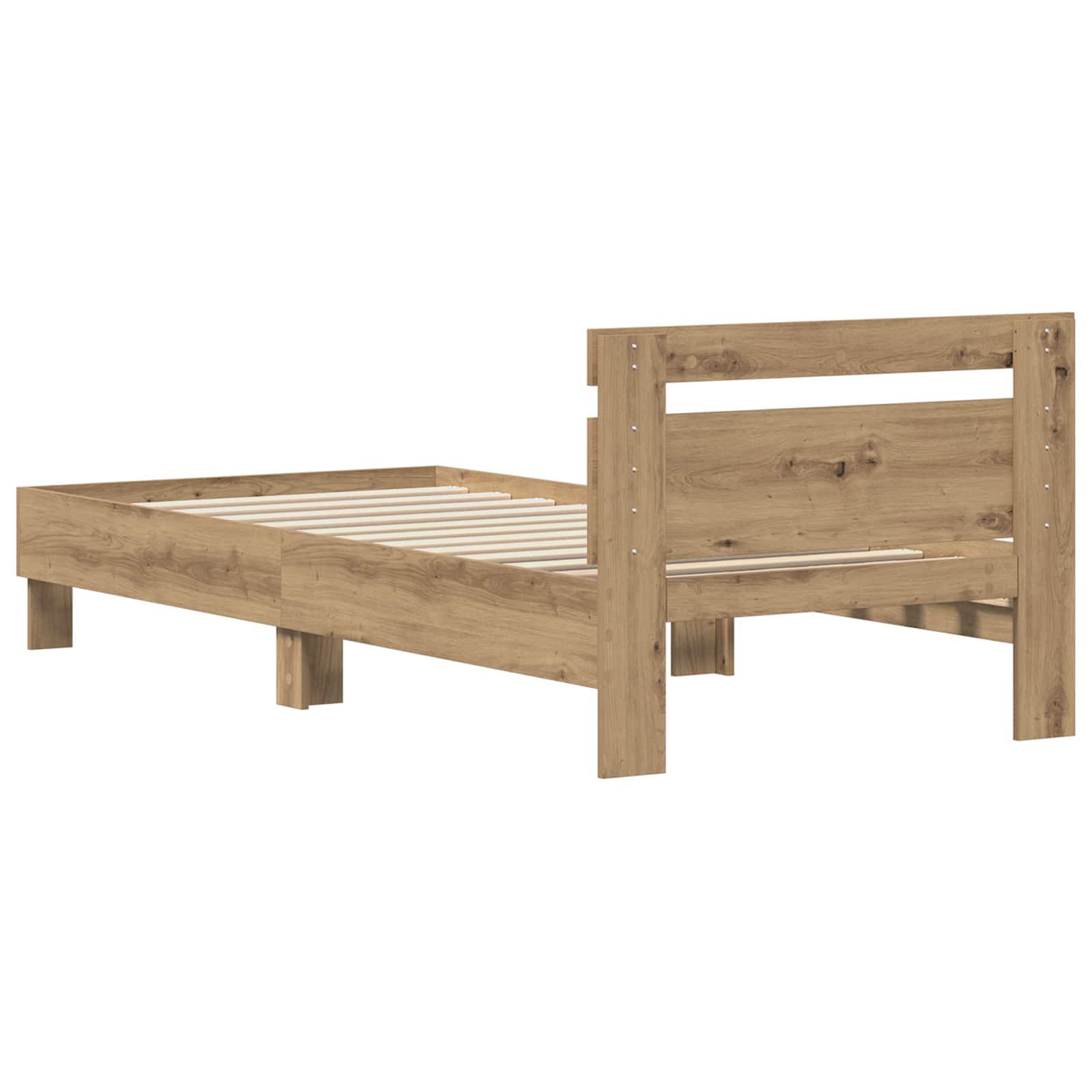 Bettrahmen Artisan-Eiche 98,5 x 200 cm Holzwerkstoff