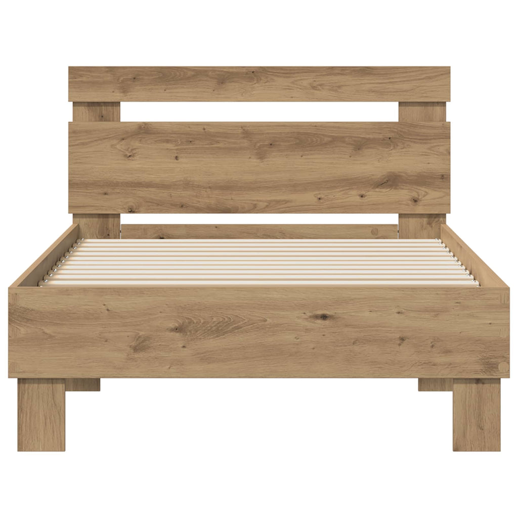 Bettrahmen Artisan-Eiche 98,5 x 200 cm Holzwerkstoff