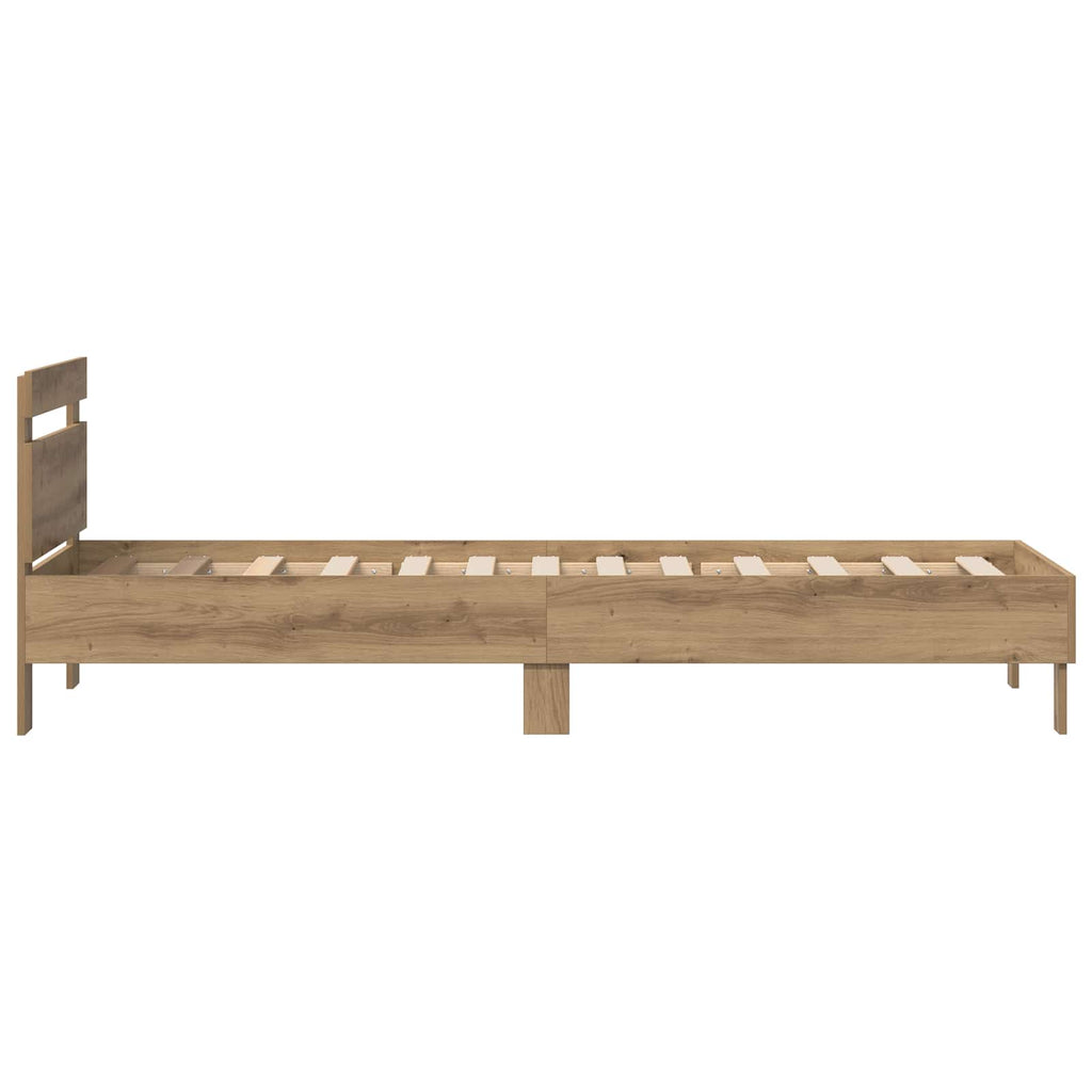 Bettrahmen Artisan-Eiche 98,5 x 200 cm Holzwerkstoff