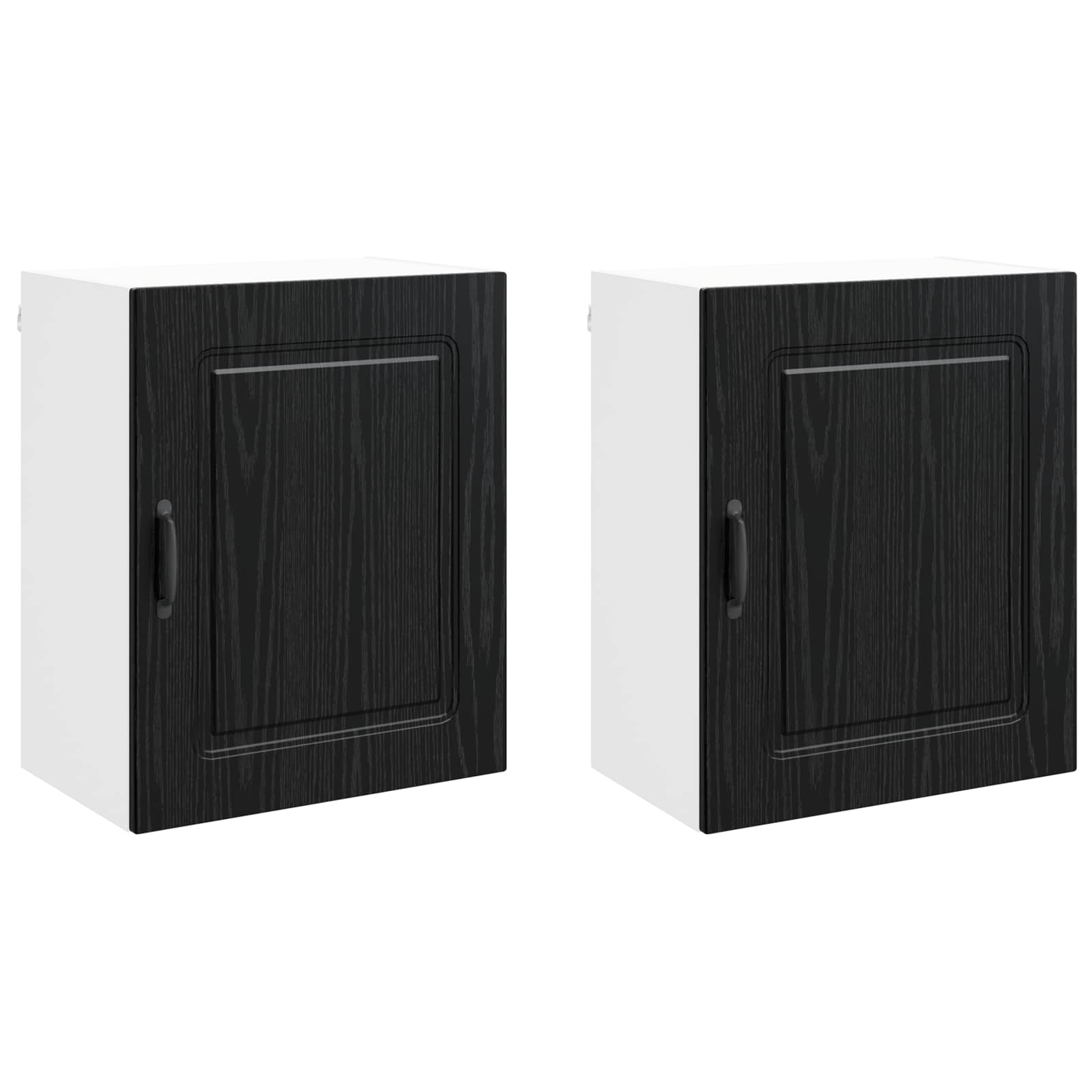 Geschirrspülerfront Kalmar 2 pcs Schwarz Eichen-Optik