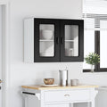 Geschirrspülerfront Kalmar Schwarz Eichen-Optik 80 x 31 x 60 cm