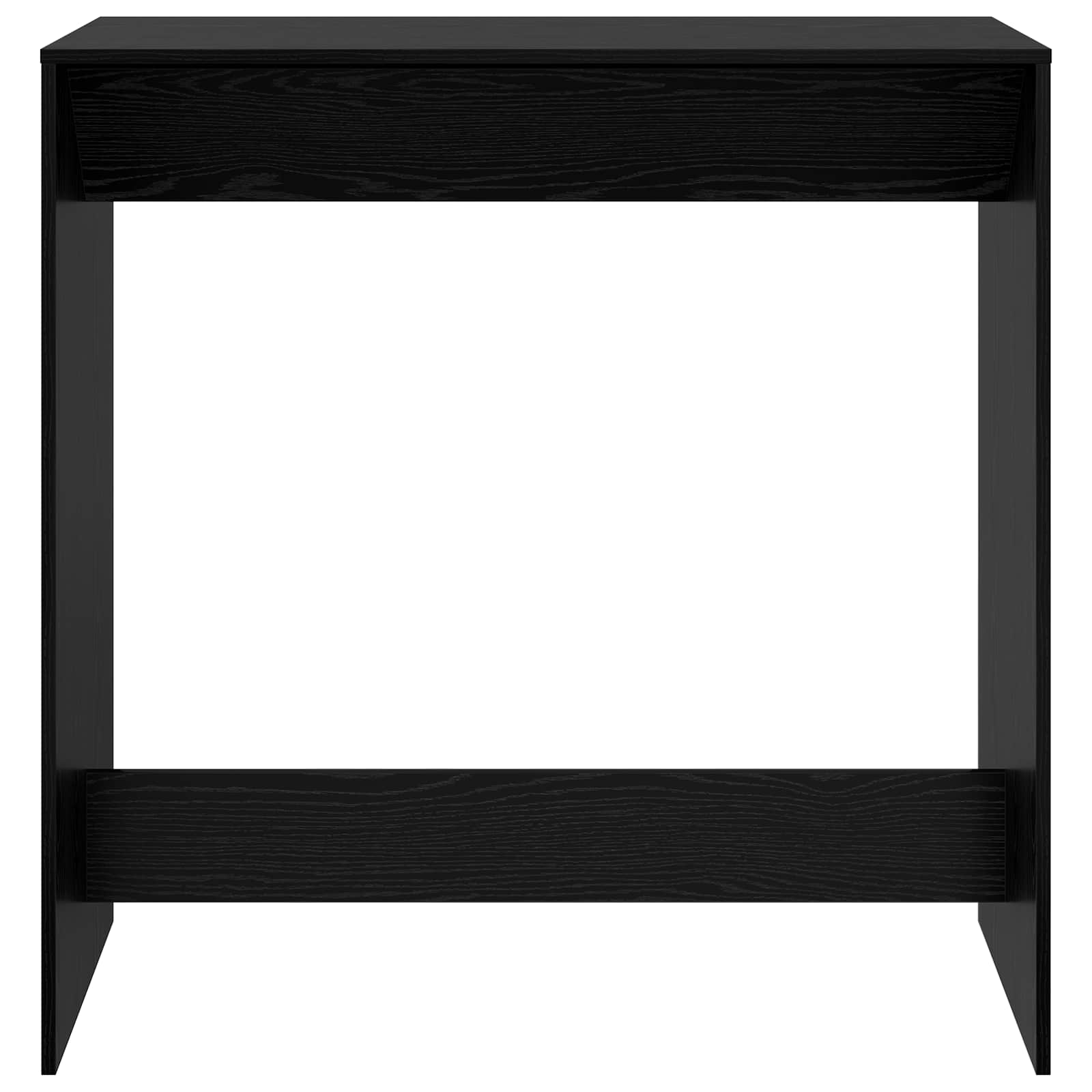 Bartisch Schwarz Eichen-Optik 102 x 50 x 103,5 cm Holzwerkstoff