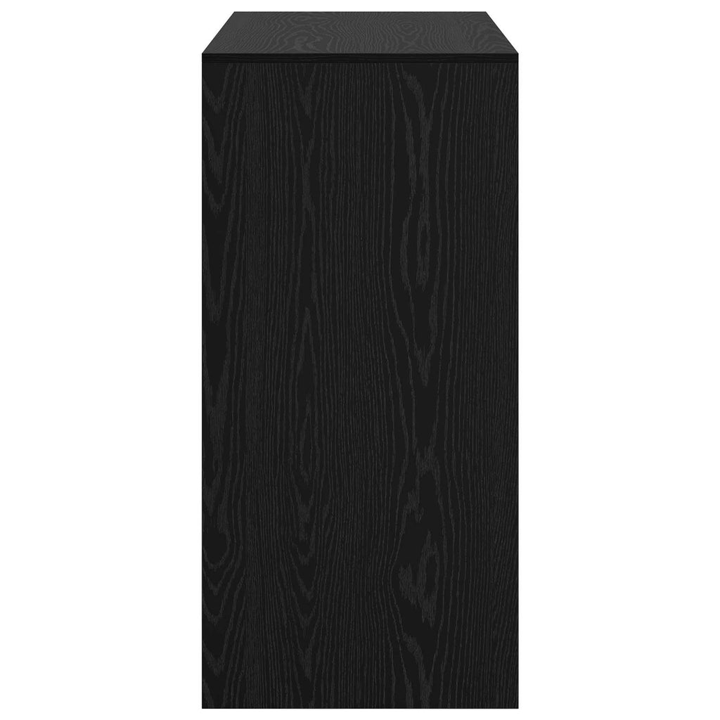 Bartisch Schwarz Eichen-Optik 102 x 50 x 103,5 cm Holzwerkstoff