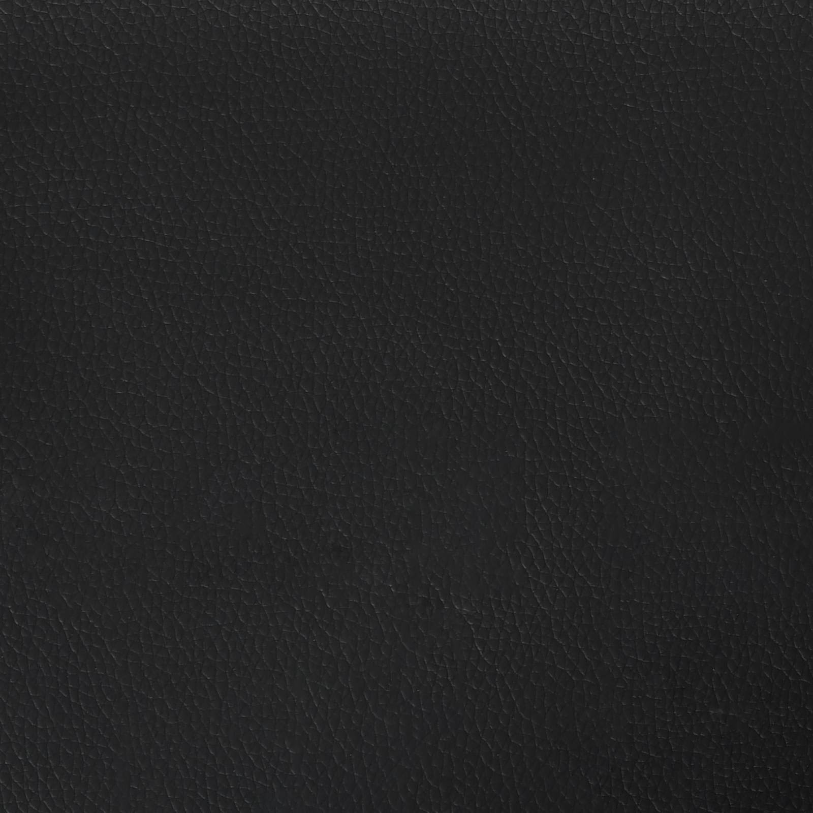Bettrahmen mit LED-Lichtleisten Schwarz 90 x 190 cm Kunstleder