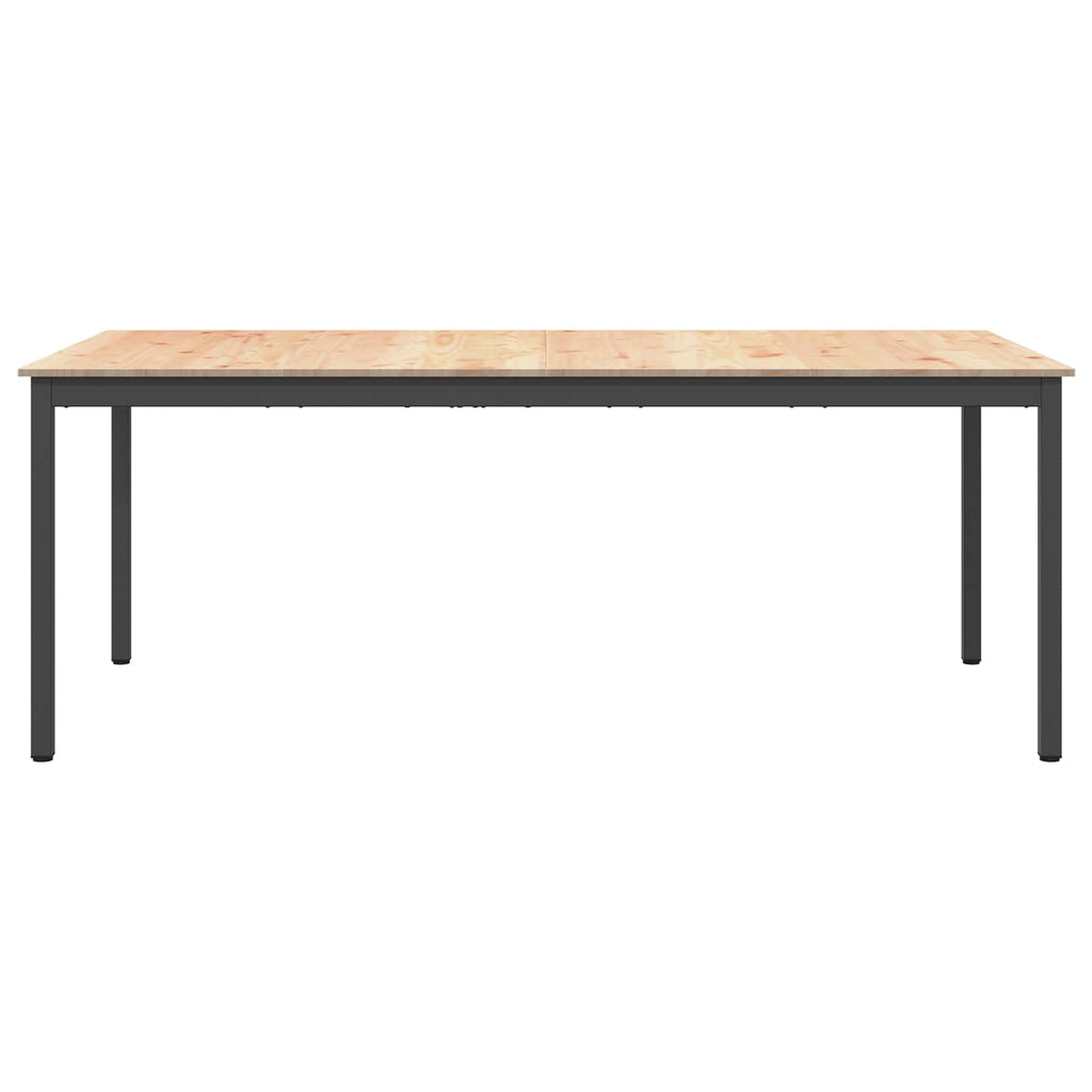 Esstisch Natur 200 x 100 x 75 cm Massives Kiefernholz