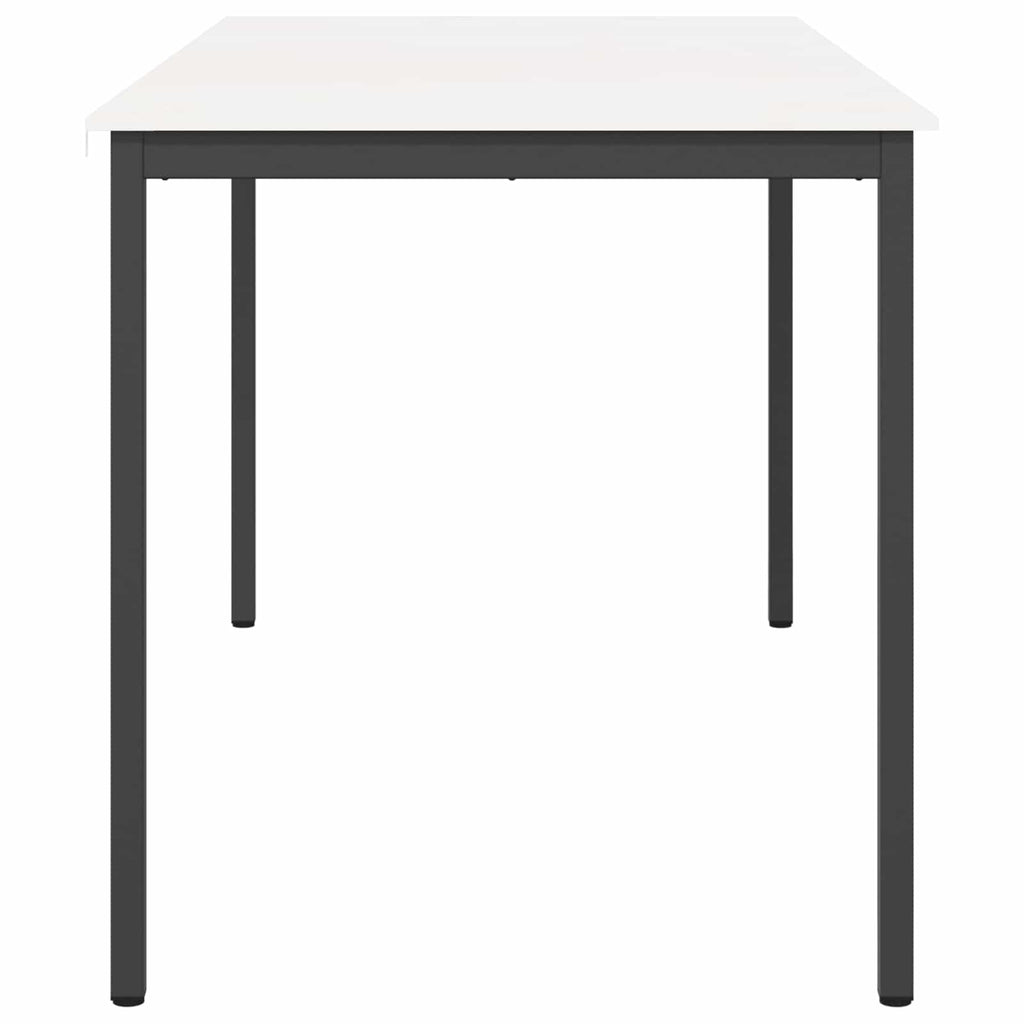 Bartisch Weiß 200 x 100 x 105 cm Massives Kiefernholz