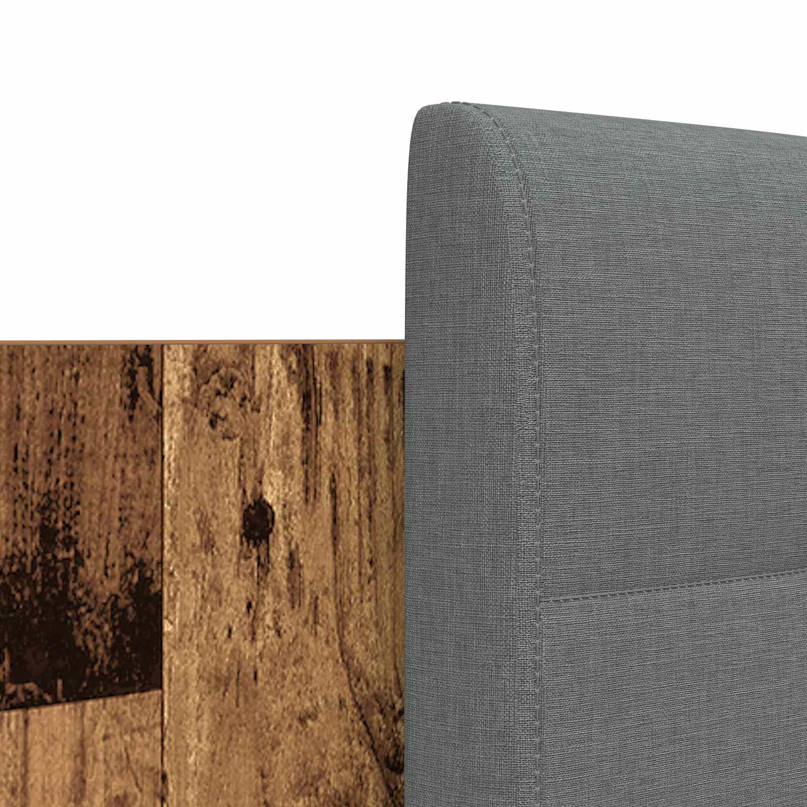 Bettgestell mit Kopfteil Altholz 200 x 200 cm Holzwerkstoff