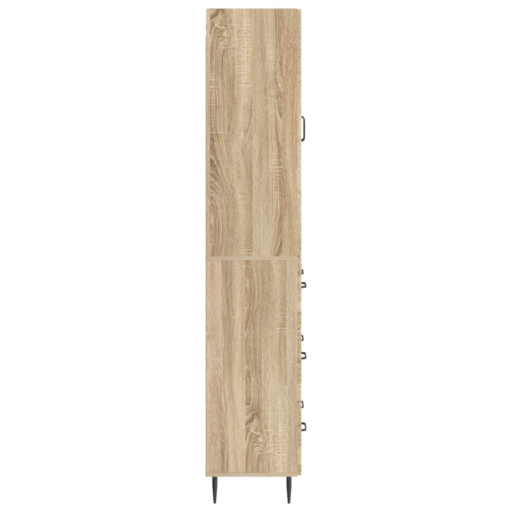 Schrankset 2 pcs Sonoma-Eiche 66 x 34,5 x 90 cm Holzwerkstoff