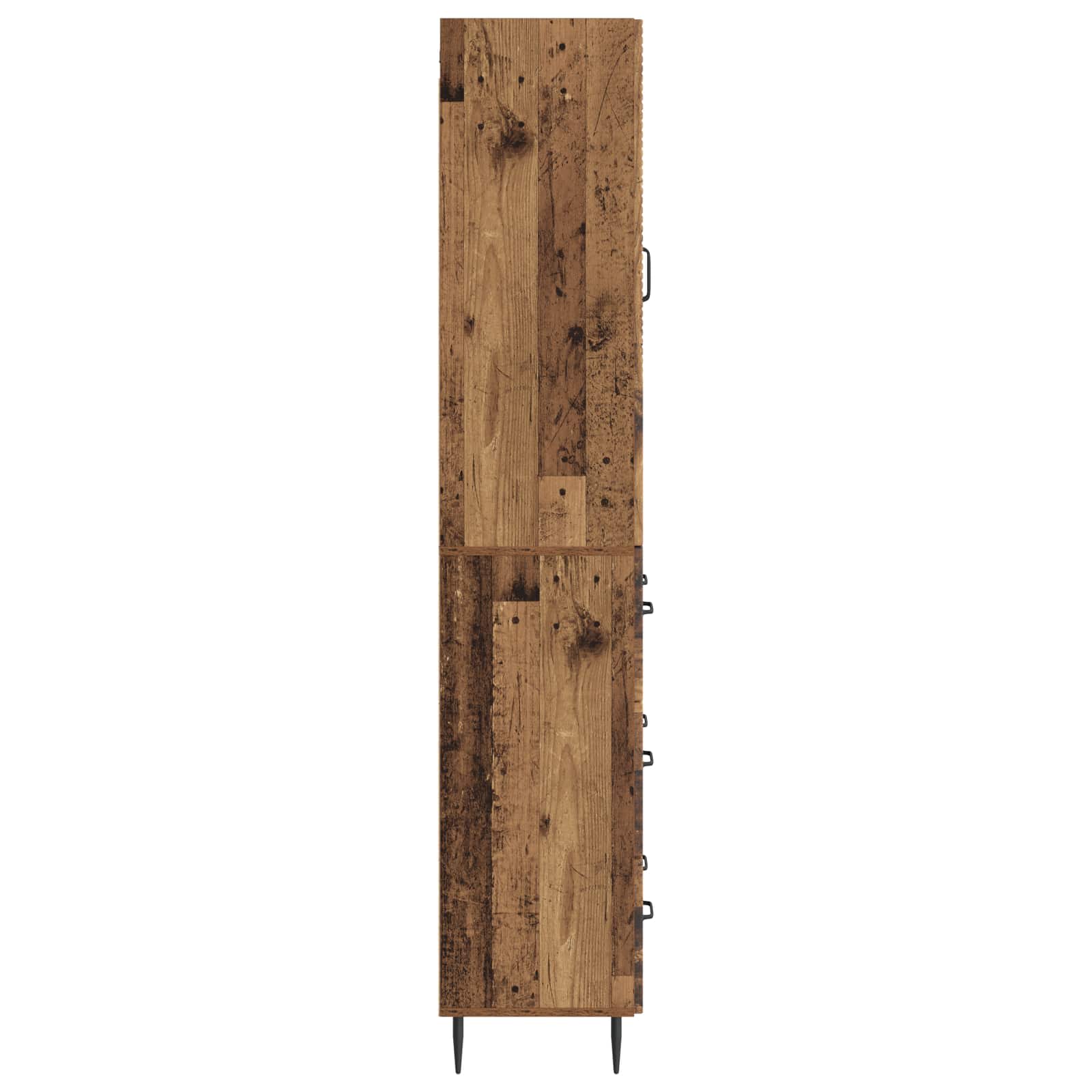Schrankset 2 pcs Altholz 66 x 34,5 x 90 cm Holzwerkstoff
