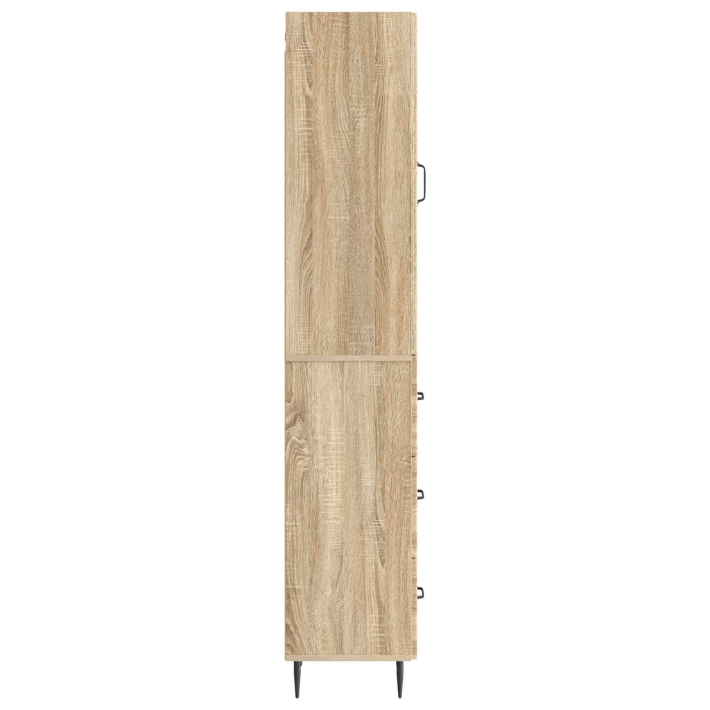 Schrankset 2 pcs Sonoma-Eiche 33 x 34,5 x 90 cm Holzwerkstoff