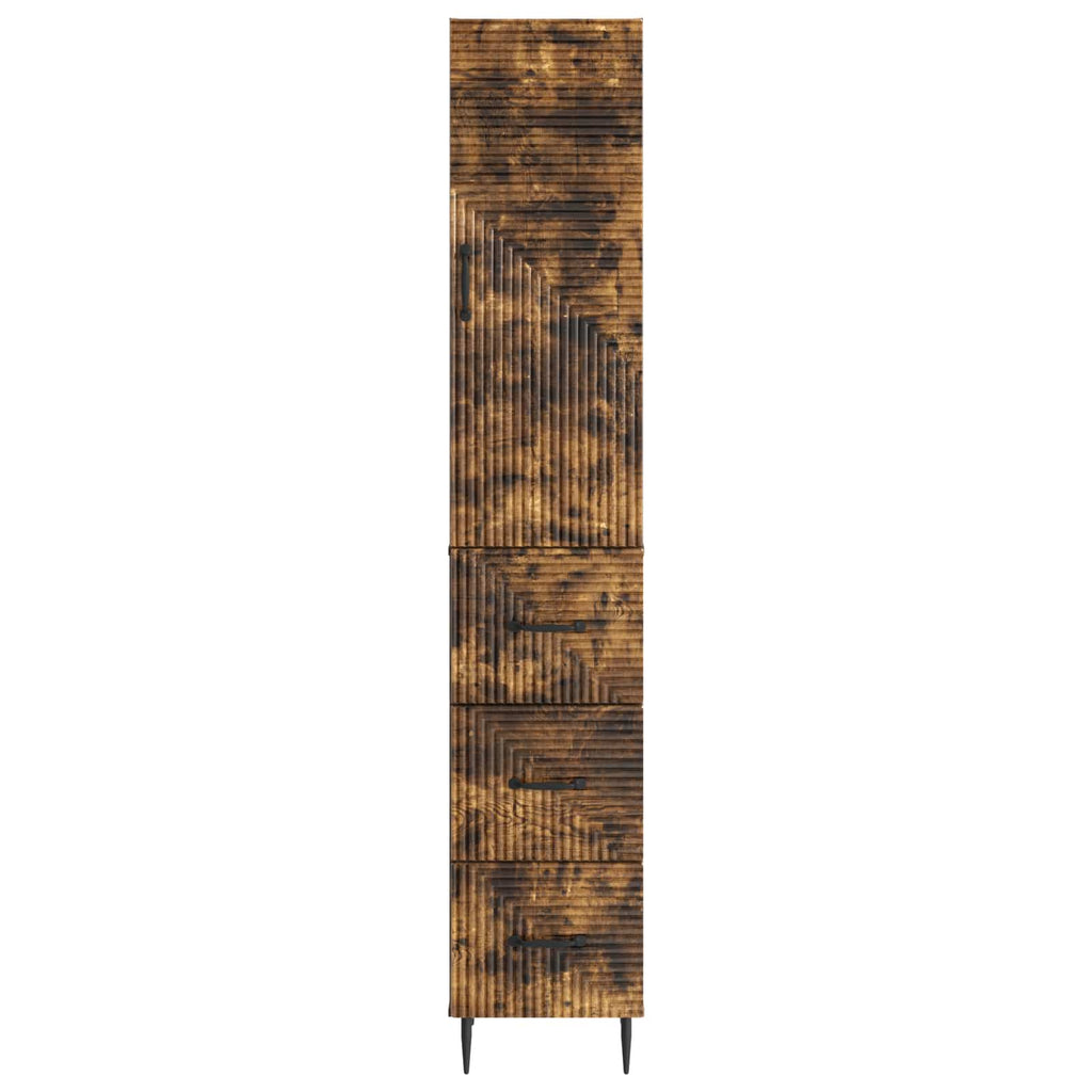 Schrankset 2 pcs Geräucherte Eiche 33 x 34,5 x 90 cm