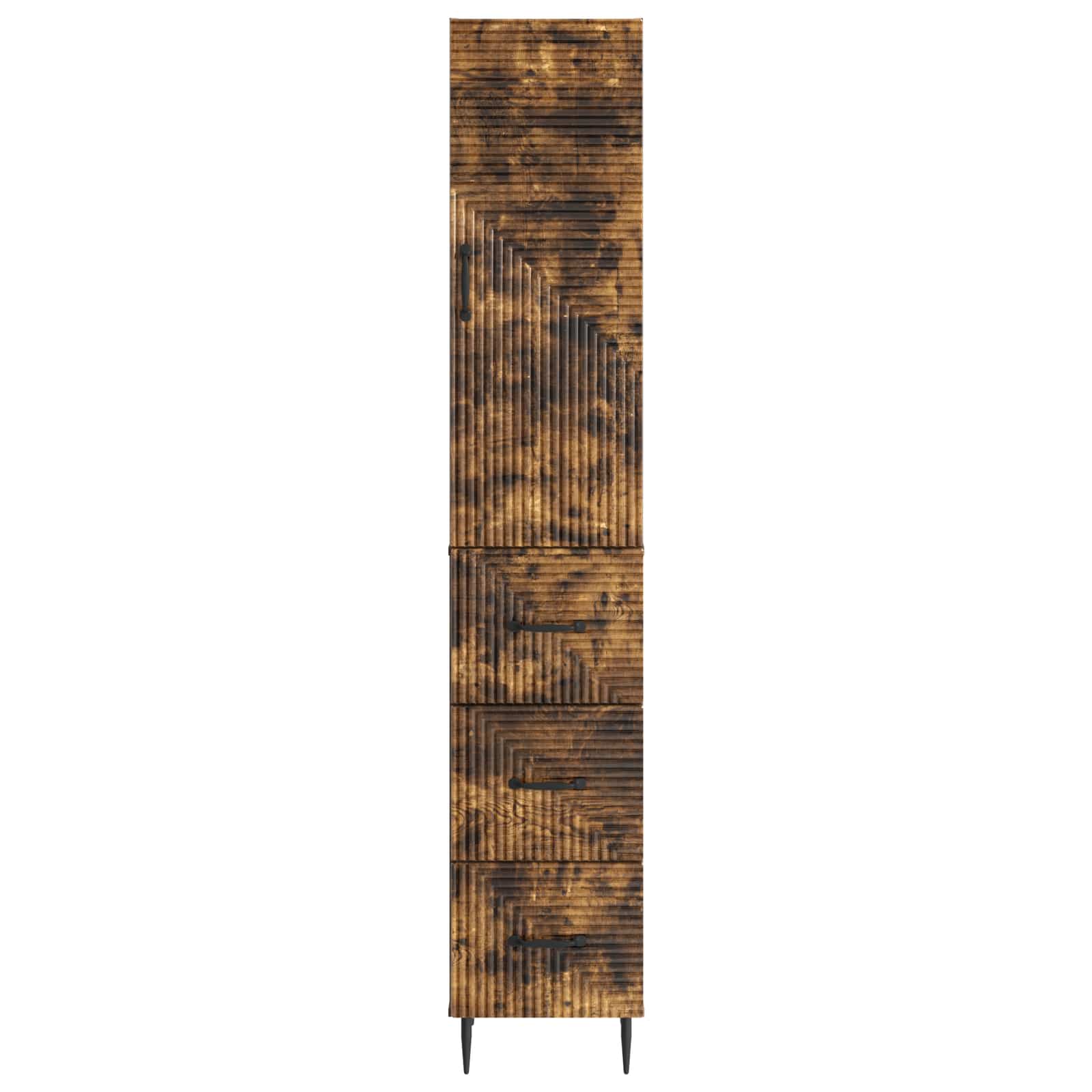 Schrankset 2 pcs Geräucherte Eiche 33 x 34,5 x 90 cm