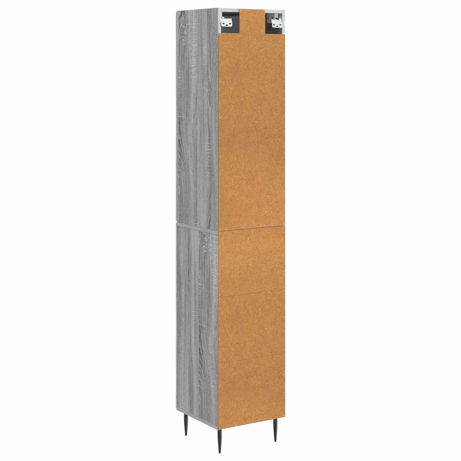 Schrankset 2 pcs Grau Sonoma 33 x 34,5 x 90 cm Holzwerkstoff