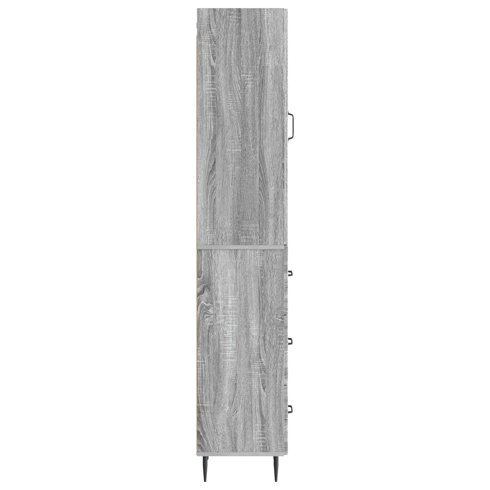 Schrankset 2 pcs Grau Sonoma 33 x 34,5 x 90 cm Holzwerkstoff