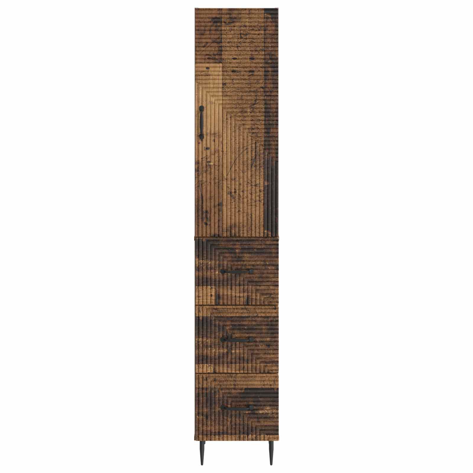 Schrankset 2 pcs Altholz 33 x 34,5 x 90 cm Holzwerkstoff