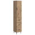 Schrankset 2 pcs Artisan-Eiche 33 x 34,5 x 90 cm Holzwerkstoff