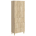 Schrankset 2 pcs Sonoma-Eiche 66 x 34,5 x 90 cm Holzwerkstoff