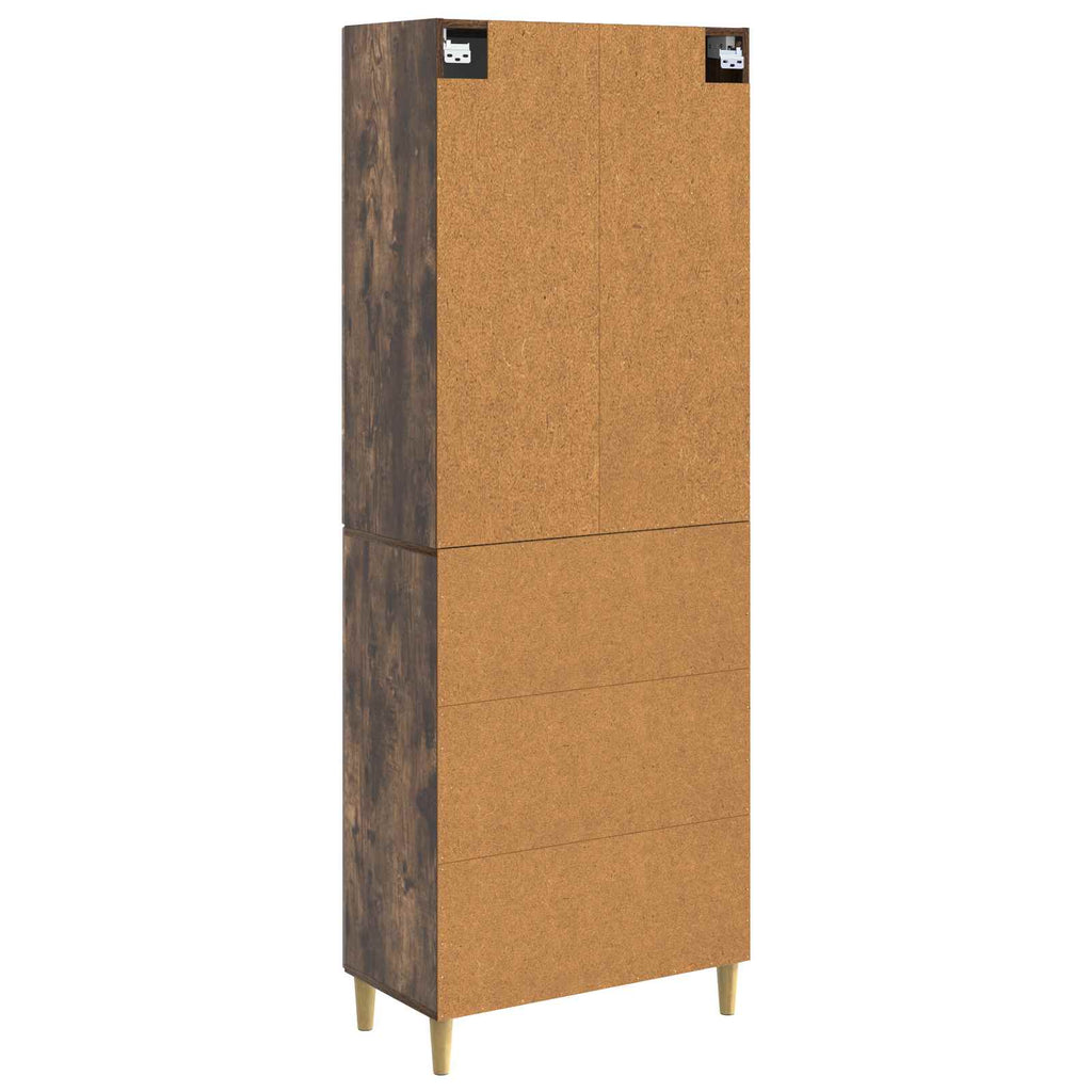 Schrankset 2 pcs Geräucherte Eiche 66 x 34,5 x 90 cm