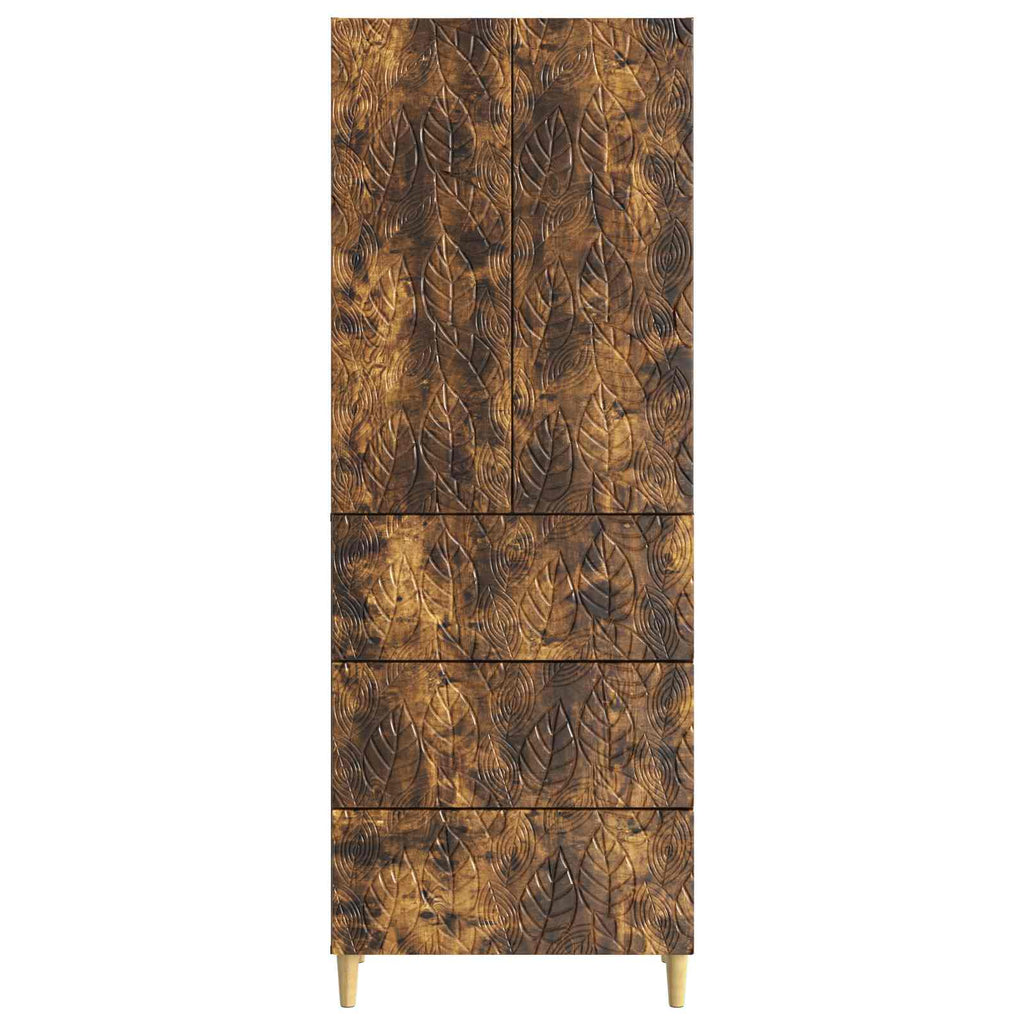 Schrankset 2 pcs Geräucherte Eiche 66 x 34,5 x 90 cm
