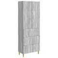 Schrankset 2 pcs Grau Sonoma 66 x 34,5 x 90 cm Holzwerkstoff