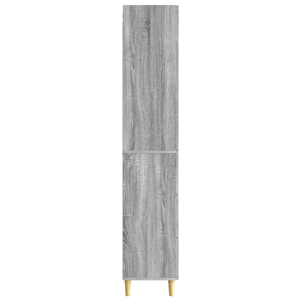 Schrankset 2 pcs Grau Sonoma 66 x 34,5 x 90 cm Holzwerkstoff