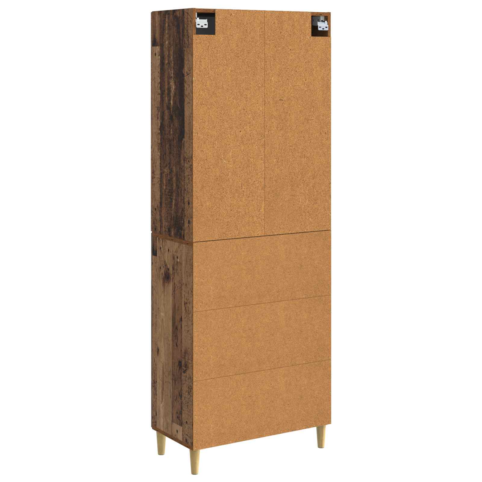 Schrankset 2 pcs Altholz 66 x 34,5 x 90 cm Holzwerkstoff