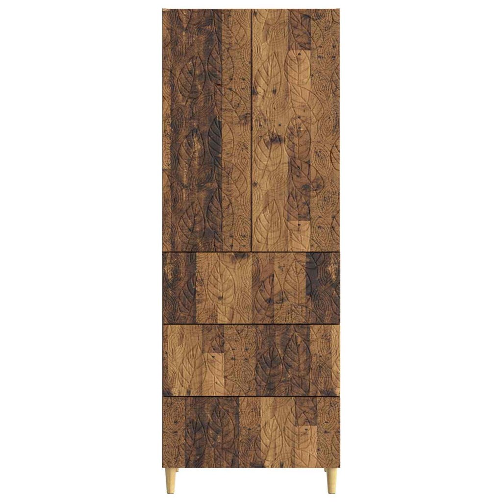 Schrankset 2 pcs Altholz 66 x 34,5 x 90 cm Holzwerkstoff