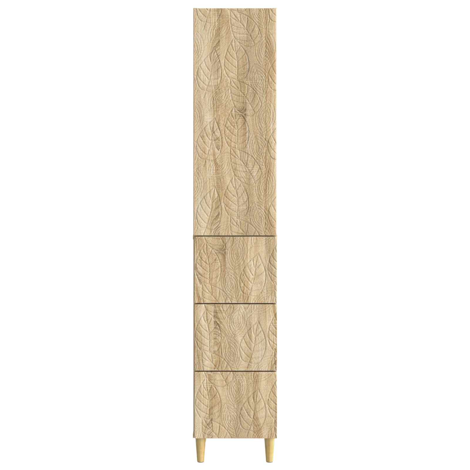 Schrankset 2 pcs Sonoma-Eiche 33 x 34,5 x 90 cm Holzwerkstoff