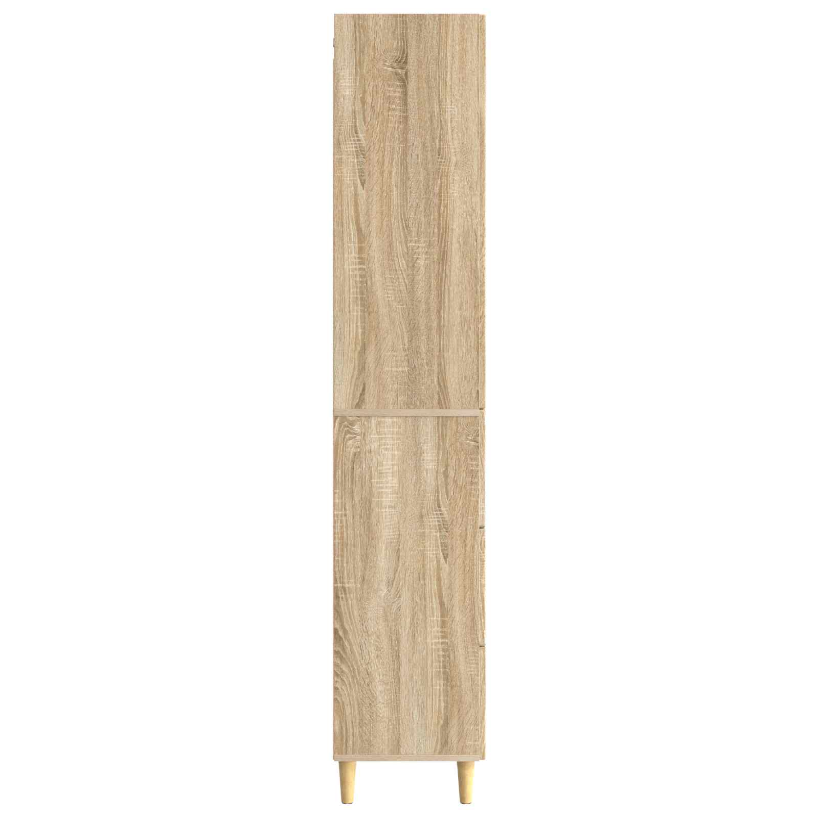 Schrankset 2 pcs Sonoma-Eiche 33 x 34,5 x 90 cm Holzwerkstoff