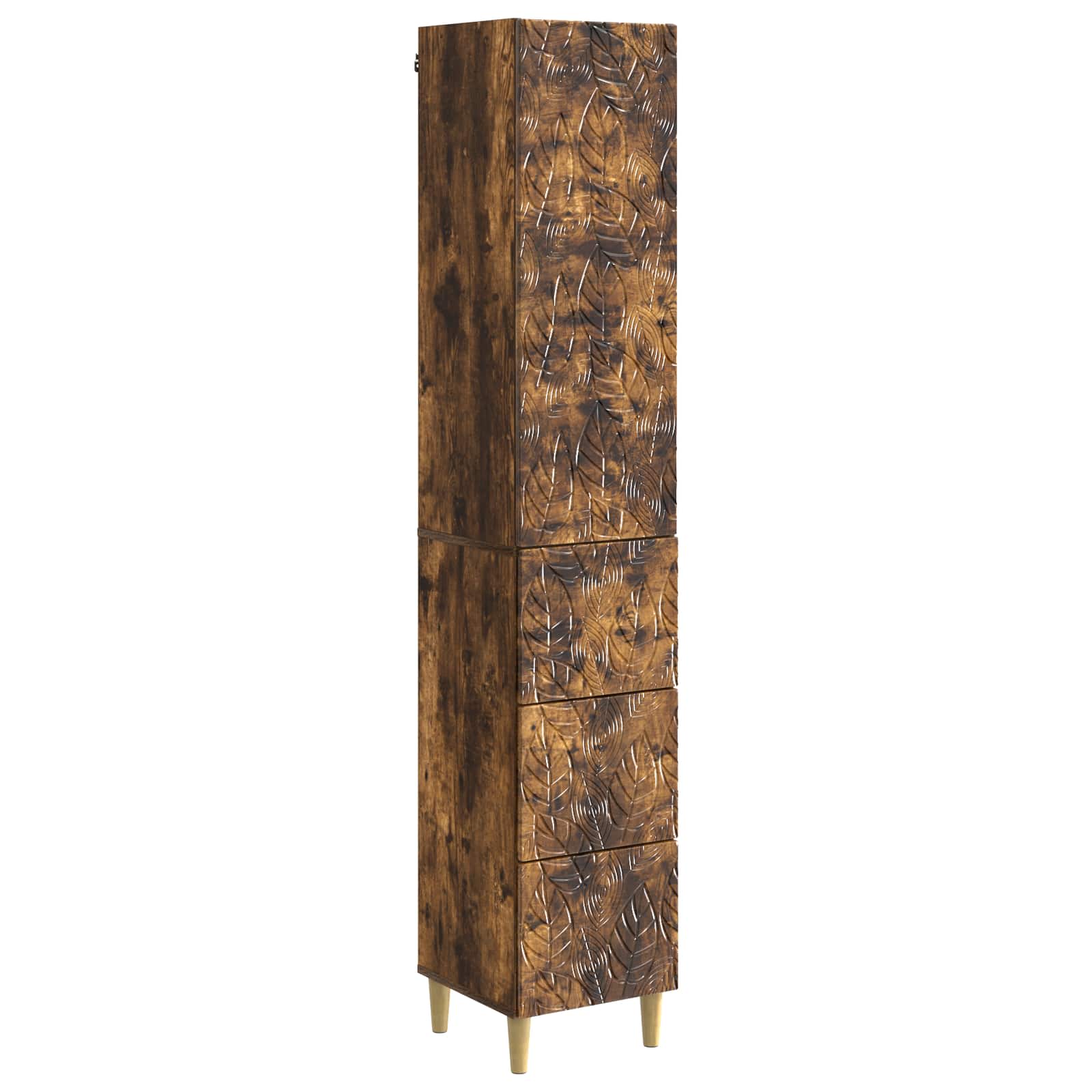 Schrankset 2 pcs Geräucherte Eiche 33 x 34,5 x 90 cm