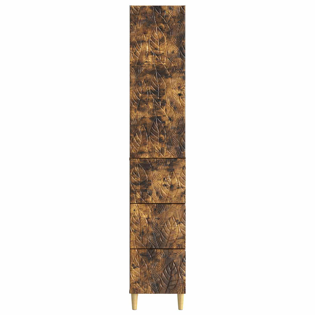 Schrankset 2 pcs Geräucherte Eiche 33 x 34,5 x 90 cm