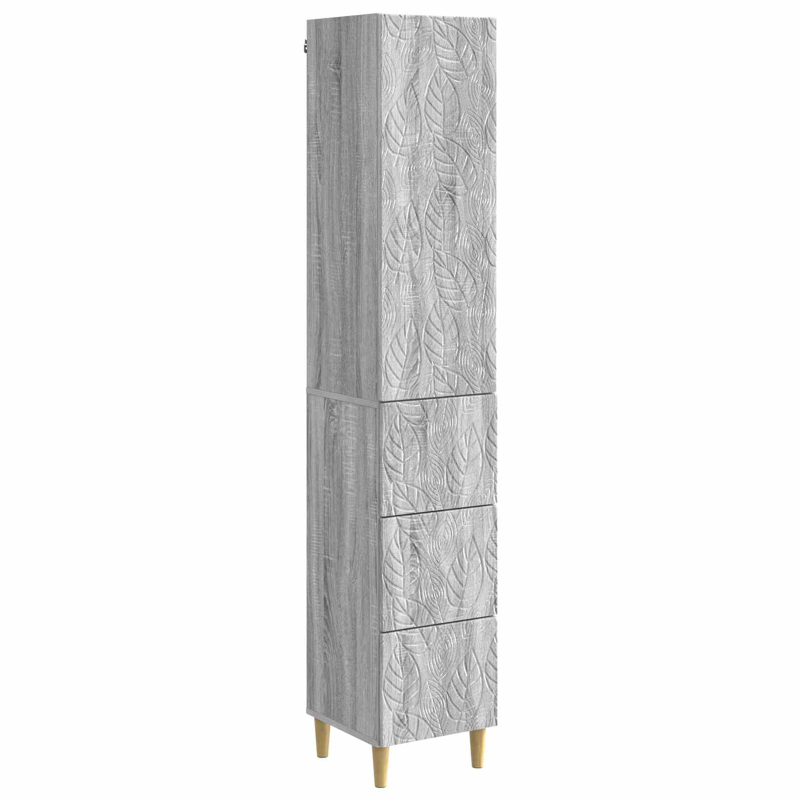 Schrankset 2 pcs Grau Sonoma 33 x 34,5 x 90 cm Holzwerkstoff
