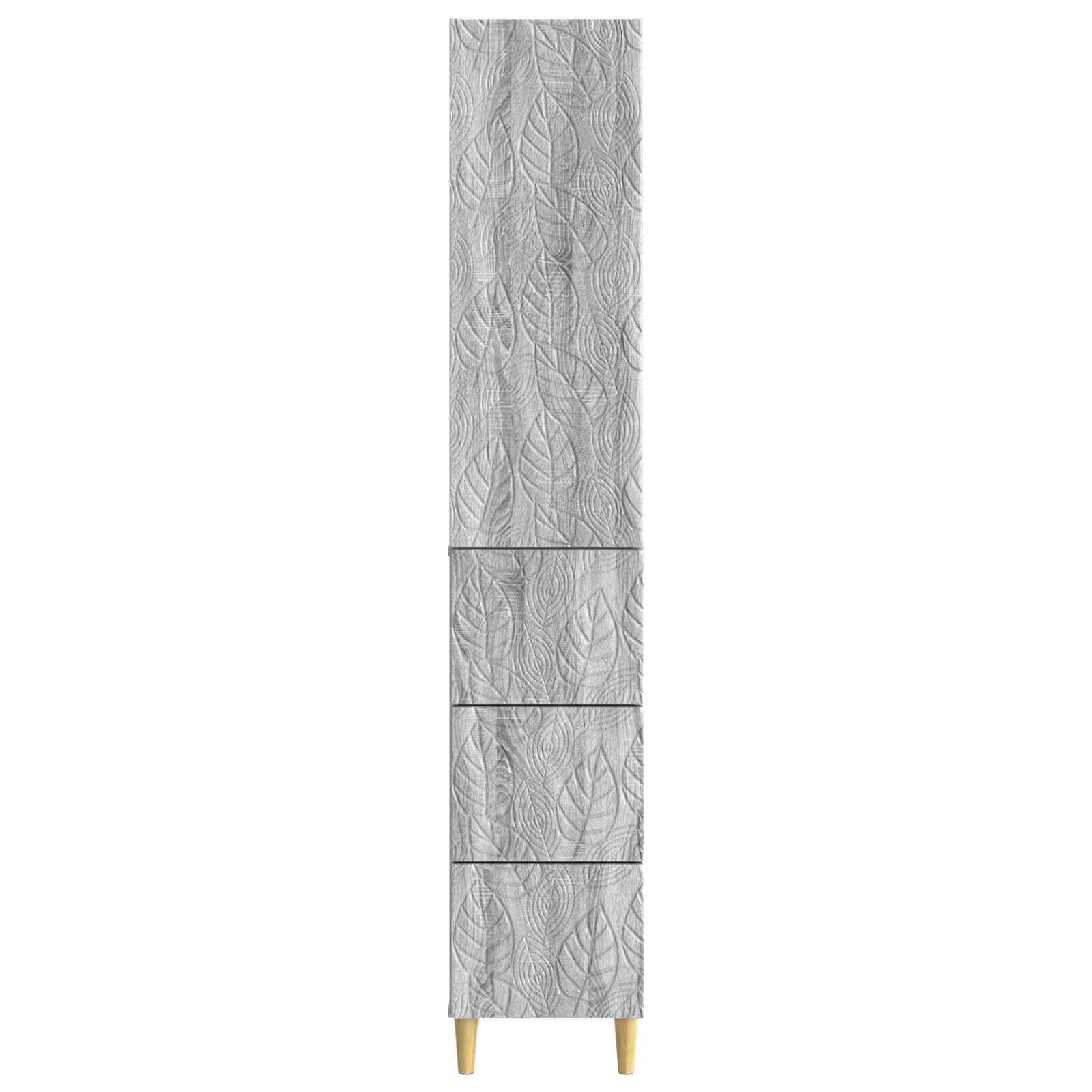Schrankset 2 pcs Grau Sonoma 33 x 34,5 x 90 cm Holzwerkstoff