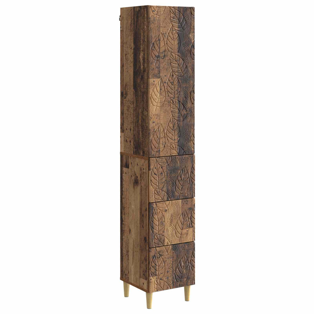 Schrankset 2 pcs Altholz 33 x 34,5 x 90 cm Holzwerkstoff