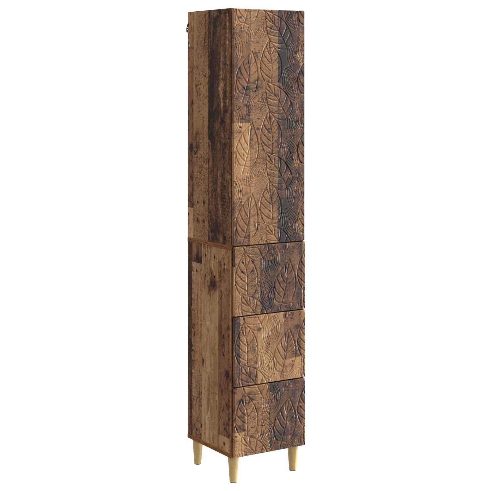 Schrankset 2 pcs Altholz 33 x 34,5 x 90 cm Holzwerkstoff