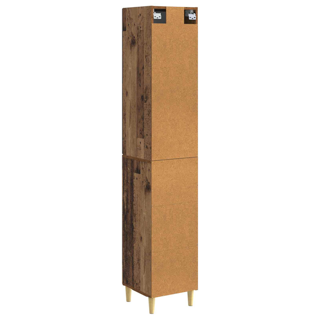Schrankset 2 pcs Altholz 33 x 34,5 x 90 cm Holzwerkstoff